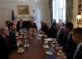 נתניהו נפגש עם מזכיר המדינה וחתם על הצטרפות למועצת השלום