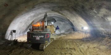 צפו: פריצת מנהרת מבוא איילון כחלק מעבודות להקמת מסילה 431