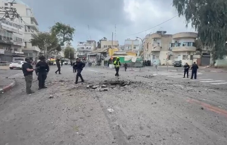 רסיסים באזור המרכז במספר מוקדים - מספר נפגעים קל