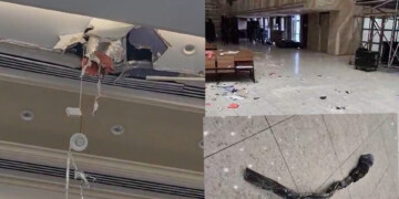 צפו: במרכז הקלויז של באיאן חדרו שברי טיל