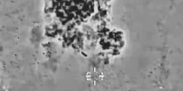 צפו: חיל האוויר תקף משגר חיזבאללה ששיגר טילים לחיפה