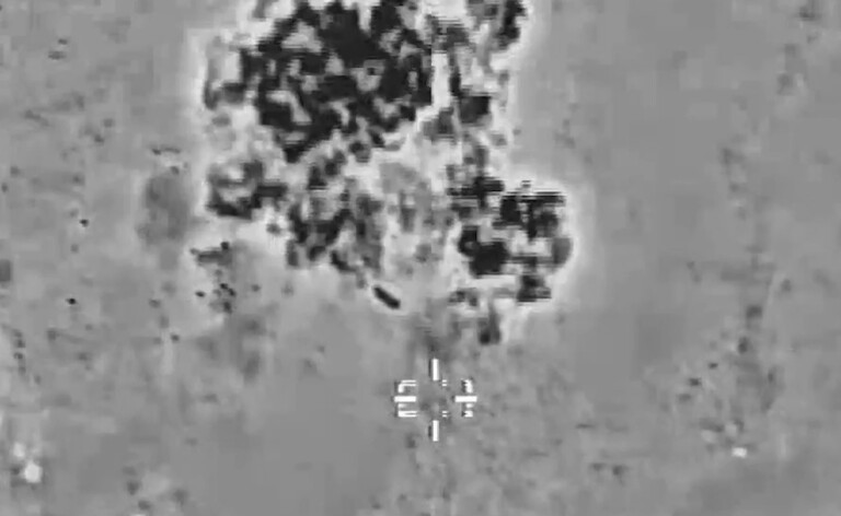 צפו: חיל האוויר תקף משגר חיזבאללה ששיגר טילים לחיפה