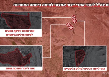 חיל האוויר ממשיך להשמיד אתרי ייצור אמל”ח באיראן