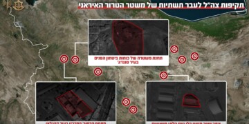 צה”ל תקף ביממה האחרונה 170 מטרות של המשטר האיראני