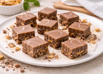 חיתוכי שוקולד וחמאת בוטנים