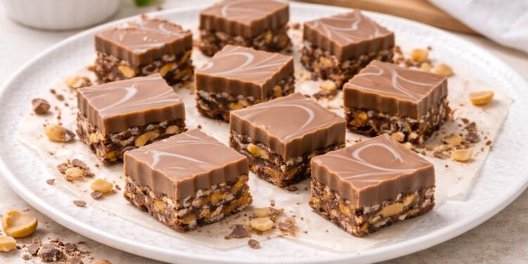 חיתוכי שוקולד וחמאת בוטנים