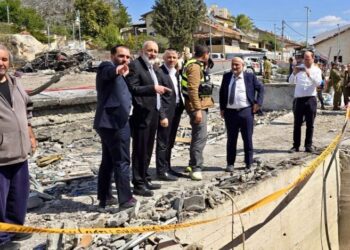 דרעי בזירת הנפילה: נבנה מחדש את בית הכנסת לע”נ הקדושים