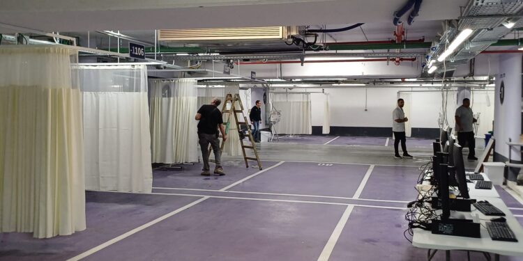 קומת אשפוז תת קרקעית נוספת נפתחה בשערי צדק