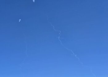 צפו: יירוט שני הטילים לעבר חיפה