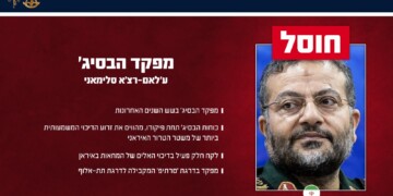 בלב טהראן: צה״ל חיסל את מפקד יחידת הבסיג׳