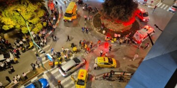 טיל מצרר שוגר לאזור המרכז – נפילות במרכז בני ברק