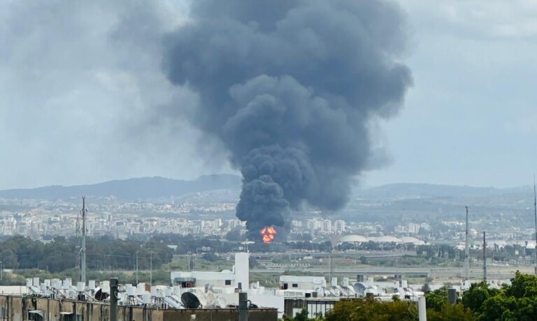 פגיעה ישירה בבתי זיקוק - מספר זירות בחיפה והקריות