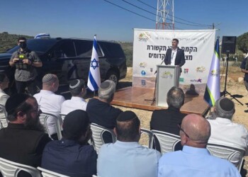 נחנך תורן הסלולר הראשון ביו”ש במסגרת מכרז התרנים