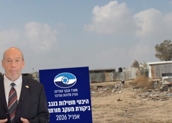 מבקר המדינה בדו”ח קשה על חוסר המשילות בנגב