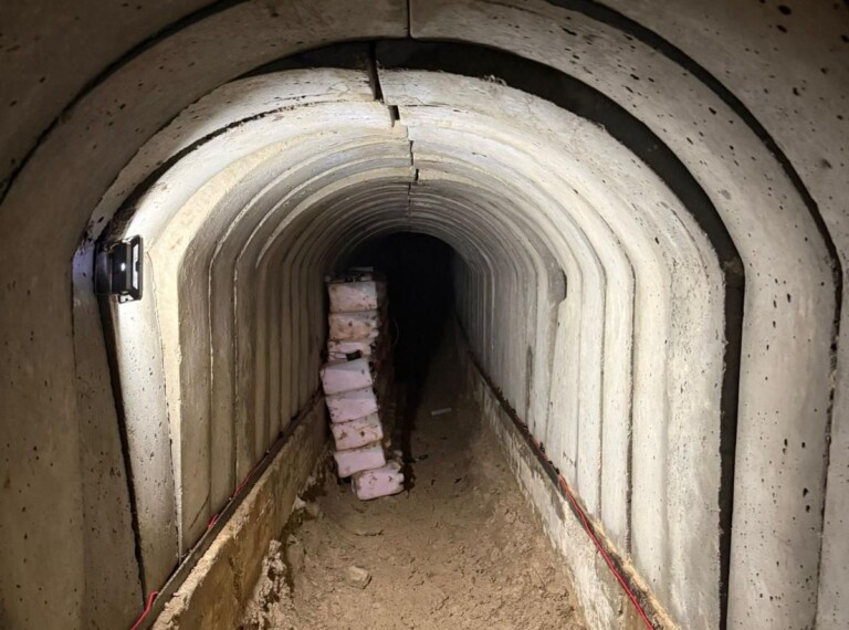 צפו: צה"ל השמיד את המנהרה הזו בדרום לבנון