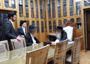 בני משפחת הבחורים שטבעו הגיעו הערב אל האדמו”ר מצאנז