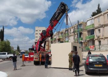 8 מיגוניות חדשות הוצבו במוקדים מרכזיים בעיר