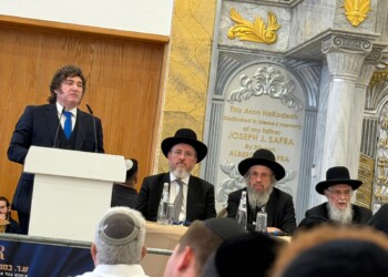 צפו: תיעוד נרחב מביקורו של נשיא ארגנטינה בישיבת חברון