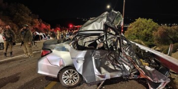 שני הרוגים ושלושה פצועים קשה בתאונה סמוך ליישוב רחלים
