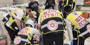 בני ברק: פיגום קרס בעבודות בבית הכנסת – פועל נפצע בינוני