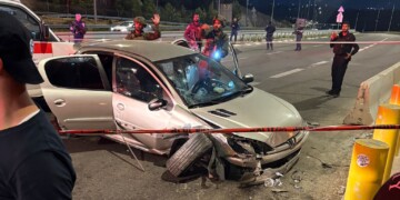 שלוש צעירות נפצעו בפיגוע דריסה בצומת גוש עציון