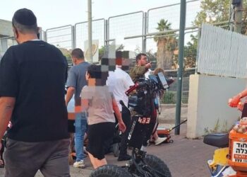 פעוטה הולכת רגל פונתה במצב אנוש מתאונה ברחוב פינסקר
