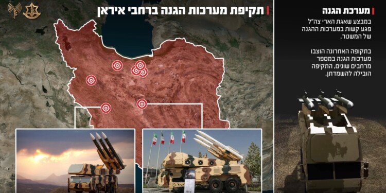 צה”ל תקף באיראן מערכות הגנה אסטרטגיות של המשטר