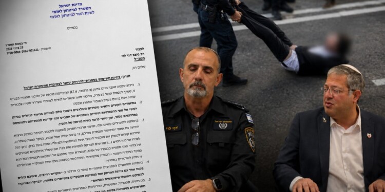 השר בן גביר שוקל את הדחת מפקד משטרת בני ברק
