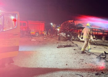אסון בערבה: משאית מחצה רכב פרטי – בת 20 נהרגה