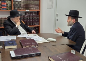 גפני דן עם מרן על הנושאים הבוערים שעל סדר היום