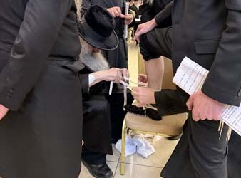 צפו: מעמד החליצה שנערך בבלגיה לאברך מצרפת