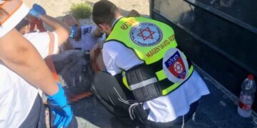 אלעד: פצוע בינוני לאחר שנפגע בתאונת עבודה בבית העלמין