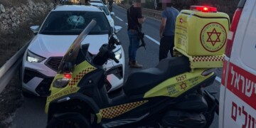 נהגת נפצעה מיידוי אבנים בין שילה לעלי