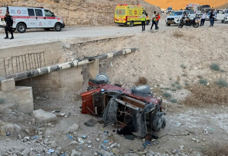 משפחה חרדית נפגעה בטיול כשג'יפ בו נסעו התהפך