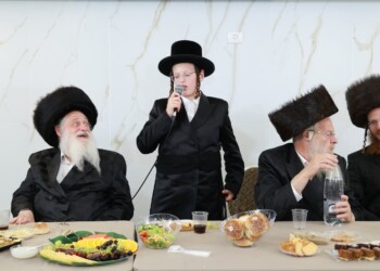בר מצווה לנכד הגרד"ש זולדן שליט"א דומ"ץ דקהילת סערט ויז'ניץ | גלריה