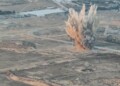 צפו: תוואי תת-קרקעי ובתוכו עשרות רקטות הושמד בדרום רצועת עזה