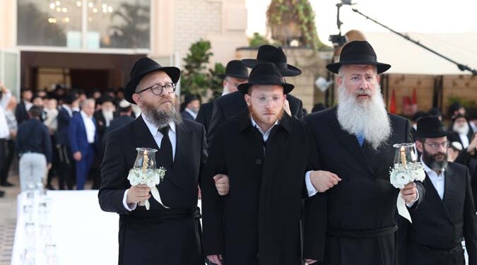 שמחה גדולה בחתונת בתו של הרב ביסטריצקי – שליח חב"ד בסביון | תיעוד