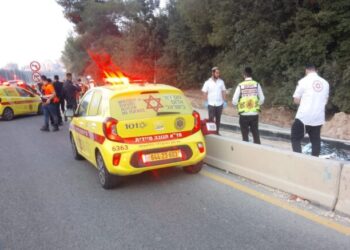 רוכב אופניים נהרג בכביש 3855 סמוך לבית שמש