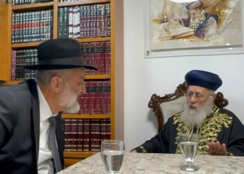 דרעי הביא למרן הרשל"צ אגרת דרמטית מהגר"מ מאיה שליט"א