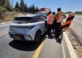 בן 70 התהפך עם רכבו ברחוב זכריה הנביא ונפצע