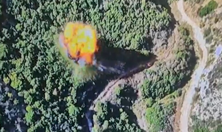 צפו: צה"ל השמיד משגרי טילים שאותרו בדרום לבנון