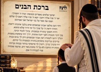 שירות לציבור: ברכת הבנים לקראת ערב יו”כ
