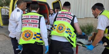 בית שמש: בת 11 פונתה במצב בינוני לאחר שנפגעה מרכב