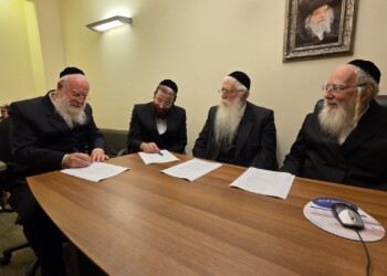 צפו: שלומי אמונים, בעלזא וצאנז במפלגה נפרדת