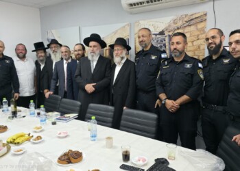 צפת: רבני הקהילות החרדיות נפגשו עם בכירי המשטרה