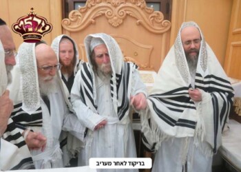 צפו: עריו"כ ומוצאי היום הקדוש בחצר ערלוי