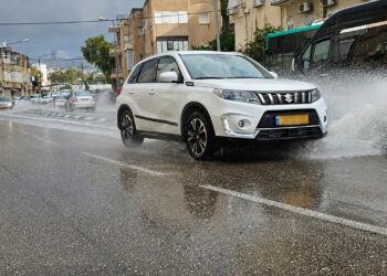חיפה מובילה עם הכי הרבה נפגעים בתאונות בכבישים רטובים