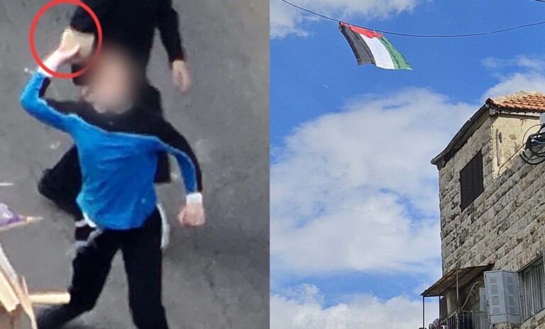 בפשיטה על מא"ש נעצר ילד שיידה אבן גדולה לעבר השוטרים