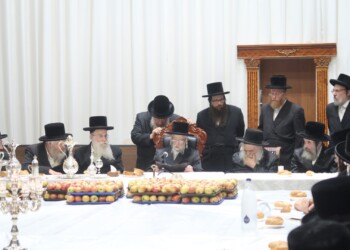 טיש בסערט ויז'ניץ ועלייה לציון 'מקור ברוך'