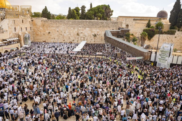 רבבות המתפללים התפללו תפילת הודיה על הצלת נוסעי הטיסה